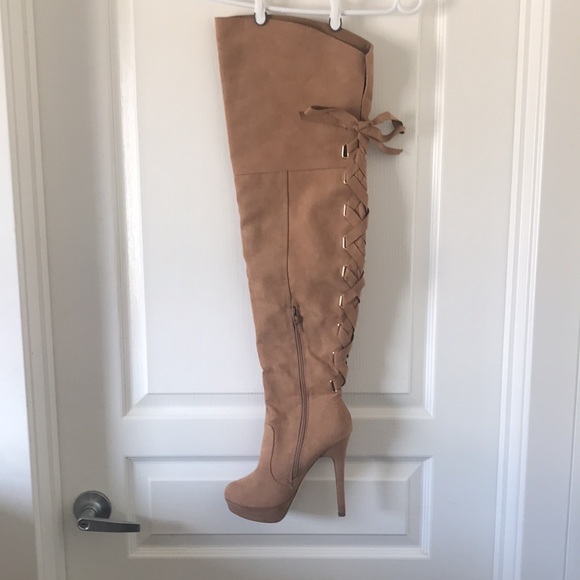 🥾 Shoe Dazzle Knee High Boots BF21 - Picture 2 of 4